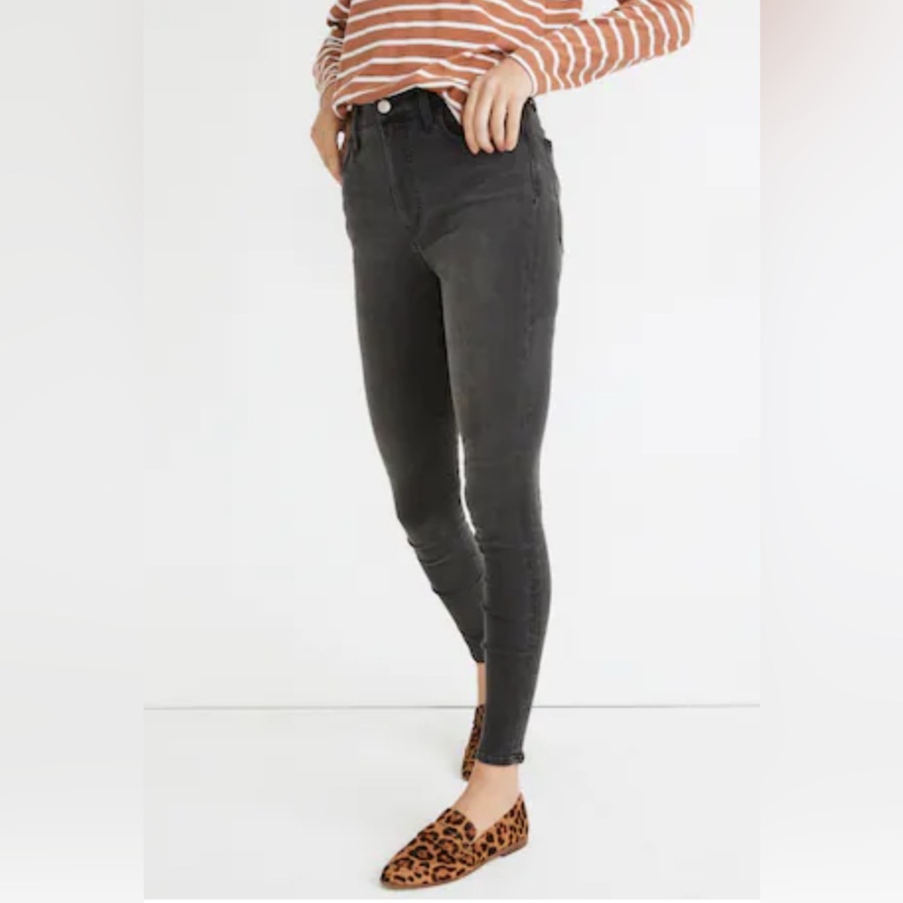 Madewell Roadtripper Women's Skinny Jeans in Charcoal Gray